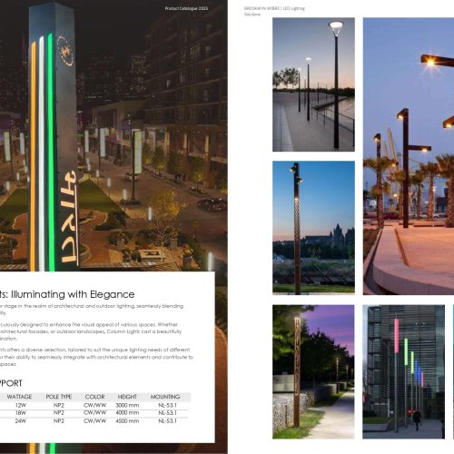 Column Lights: Illuminating with Elegance